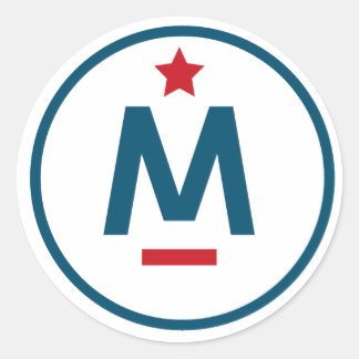 Sticker Rond Evan McMullin - Il n’est jamais trop tard