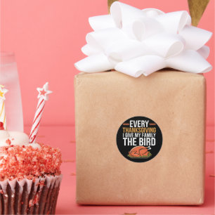 Sticker Rond Every Thanksgiving