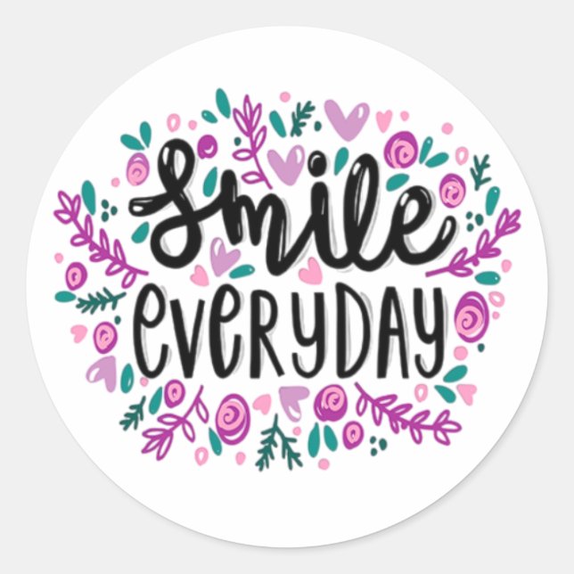 Sticker Rond Everyday (Devant)