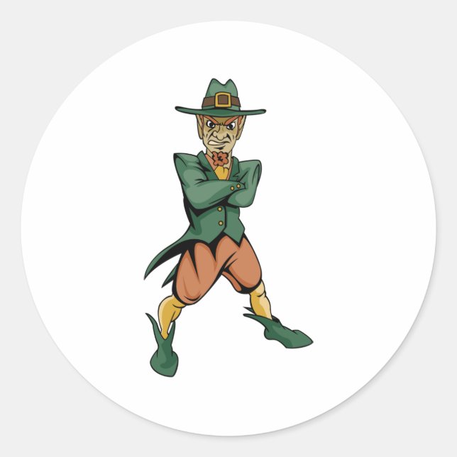 Sticker Rond Evil Leprechaun (Devant)