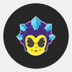 Sticker Rond Evil Lyn Sorceress