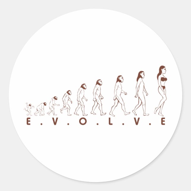 Sticker Rond évolution (Devant)