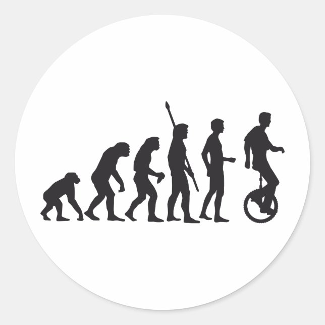 Sticker Rond evolution (Devant)