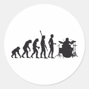 Sticker Rond evolution