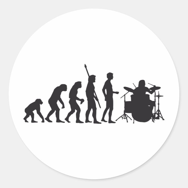 Sticker Rond evolution (Devant)