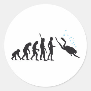Sticker Rond evolution divine