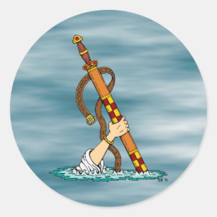 Sticker Rond Excalibur