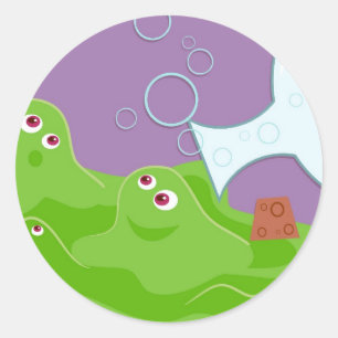 Sticker Rond Expérience