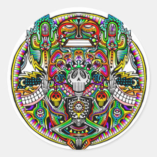 Sticker Rond Expérience sonore