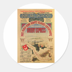 Sticker Rond Express d'Orient