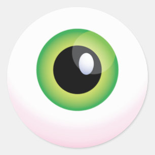 Sticker Rond Eyeball