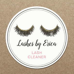 Sticker Rond Eyelash Extensions Lash Cleaner