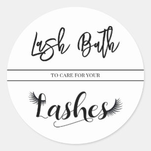 Sticker Rond Eyelash nettoyant Lashes Lash Extensions Bain