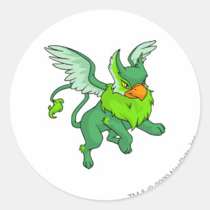 Sticker Rond Eyrie Green