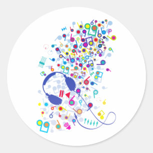 Sticker Rond EZ_Écoute