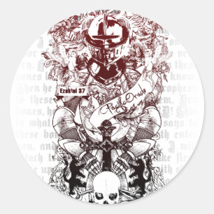 Sticker Rond Ezekiel 37