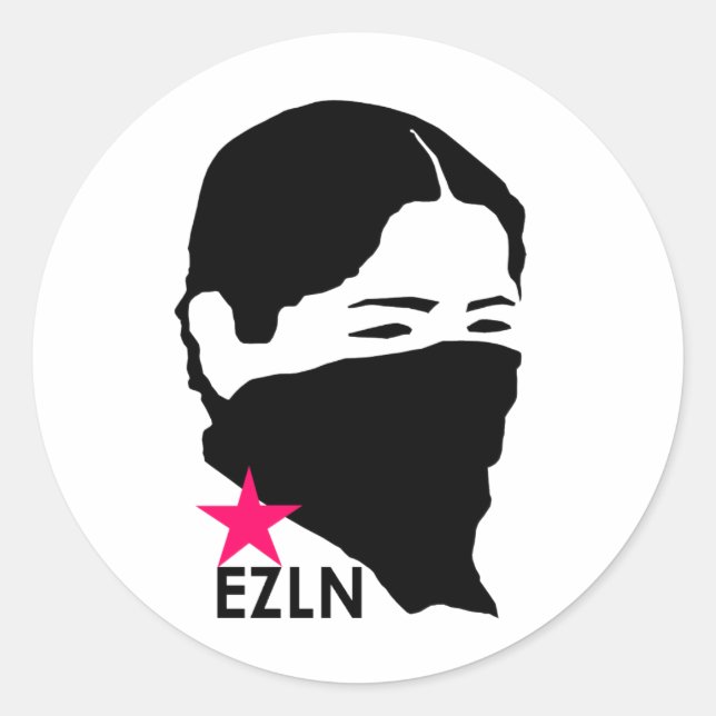 STICKER ROND EZLN (Devant)