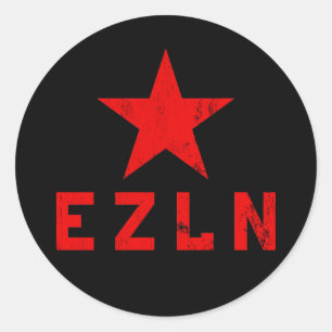 Sticker Rond EZLN - Ejército Zapatista de Liberación Nacional