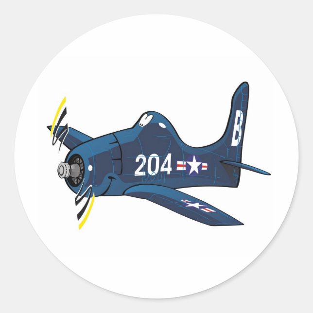 Sticker Rond f8f bearcat (Devant)
