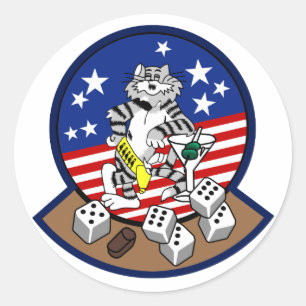 Sticker Rond F-14 Tomcat