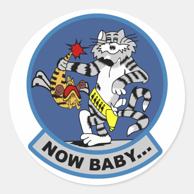 Sticker Rond F-14 Tomcat (Devant)