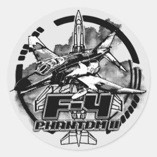 Sticker Rond F-4 Phantom II