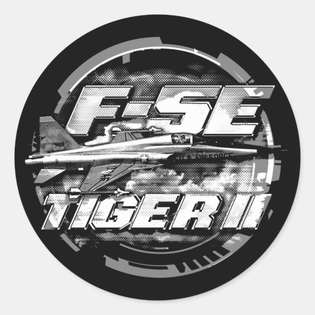 Sticker Rond F-5E Tigre II (Devant)