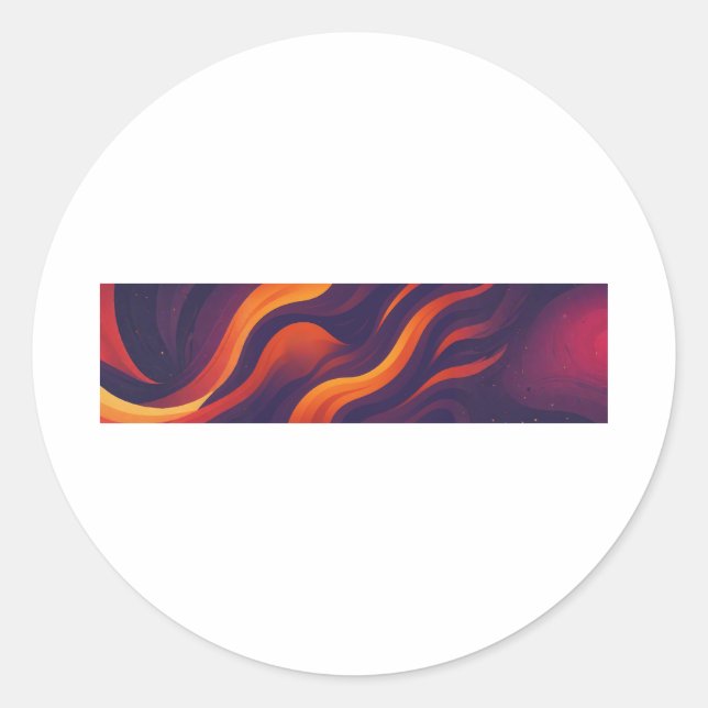 Sticker Rond F-Caw-F Essential Retro Classic (Devant)