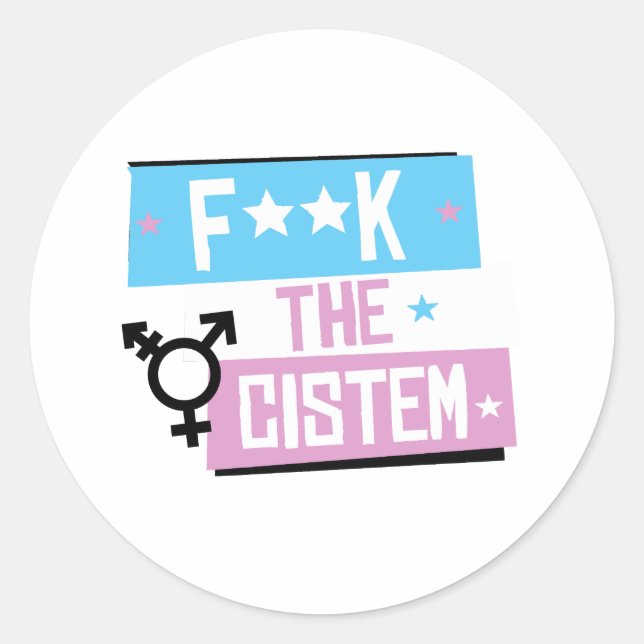 Sticker Rond F- Le Système - - (Devant)