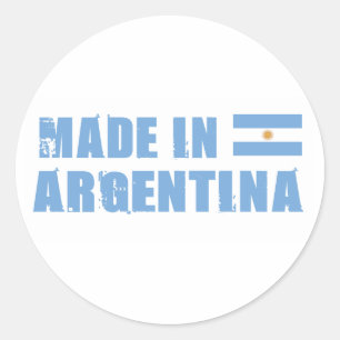 Sticker Rond Fabriqué en Argentine