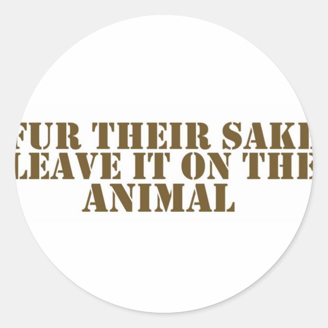 Sticker Rond Fabriquer leur bien (Devant)