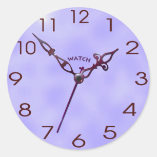 Sticker Rond face_03 de l'horloge