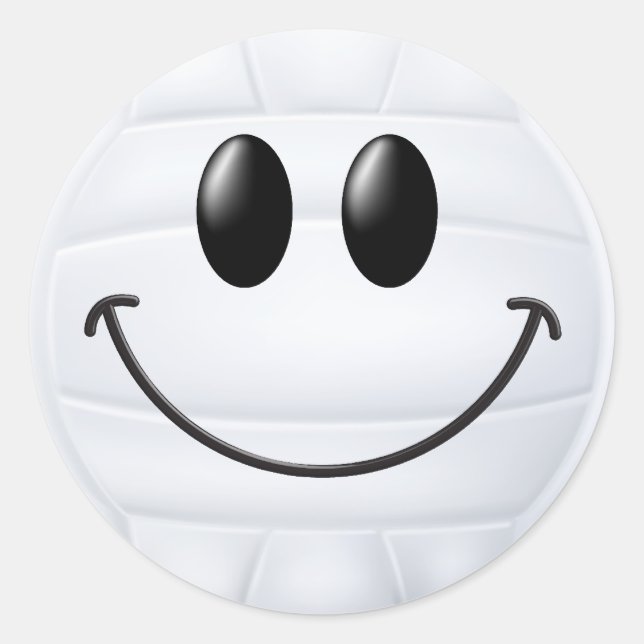 Sticker Rond Face de volley-ball.png (Devant)