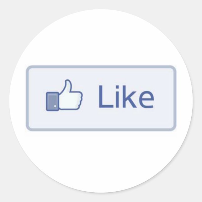 Sticker Rond Facebook (Devant)