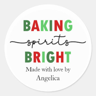 Sticker Rond Faire des Esprits Lumineux de Pâtisserie avec Amou