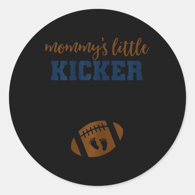 Sticker Rond Faire-part De Grossesse De Pied Chute D'À Révéler  (Devant)