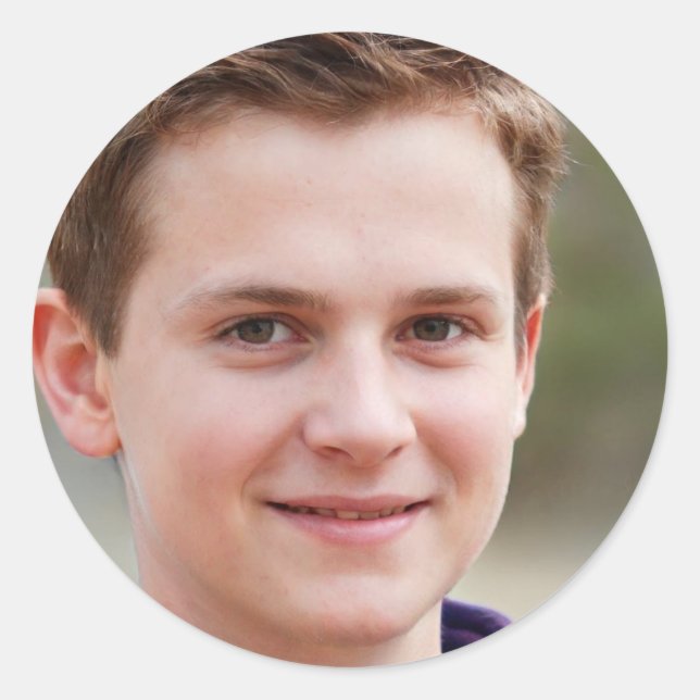 Sticker Rond Faire un compte quotidien (Devant)