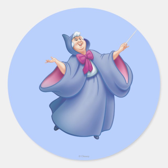 Sticker Rond Fairy Godmère (Devant)