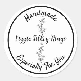Sticker Rond Fait À La Main, Surtout Pour Vous. Modifiable
