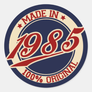 Sticker Rond Fait En 1985