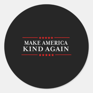 Sticker Rond Faites à l'Amérique une nouvelle fois le choix des
