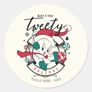 Sticker Rond Faites Des Vacances Très TWEETY™