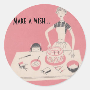 Sticker Rond Faites un souhait…