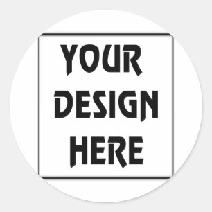 Sticker Rond Faites votre propre