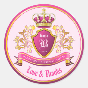Sticker Rond Faites votre propre amour et votre propre manteau