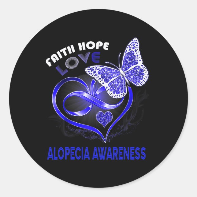 Sticker Rond Faith Hope (Devant)