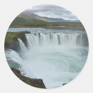 Sticker Rond Fal aquatique