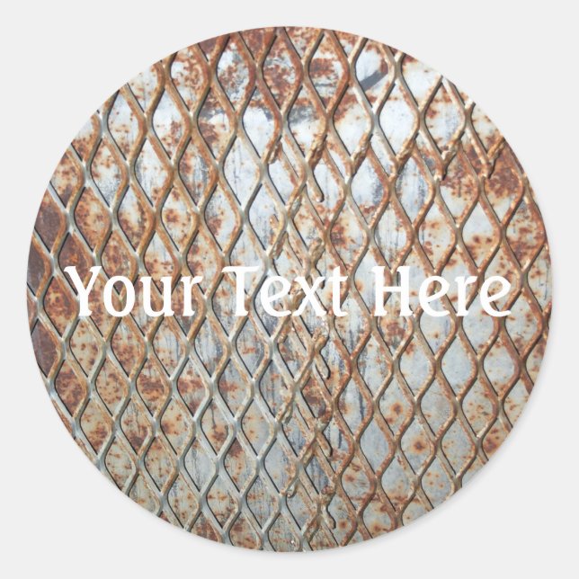 Sticker Rond Falln Rusty Grate (Devant)
