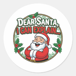 Sticker Rond Family Christmas 2025