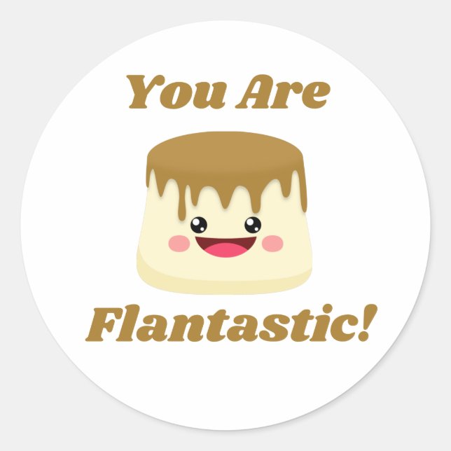 Sticker Rond Fantastique ! (Devant)